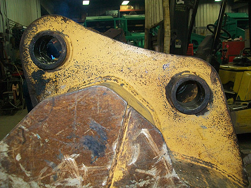 excavator bucket mount repair large